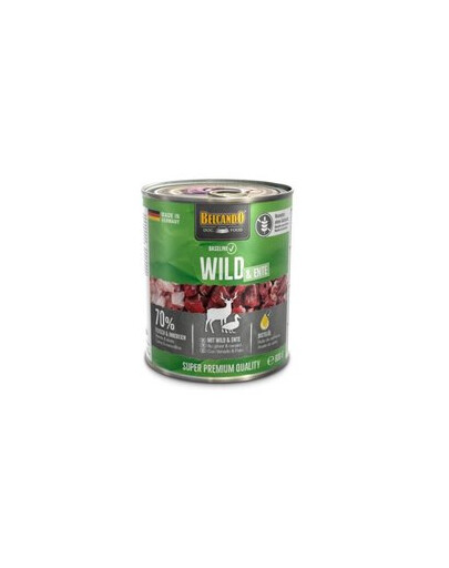 BELCANDO Baseline zvěřina s kachnou konzerva pro psy 800 g