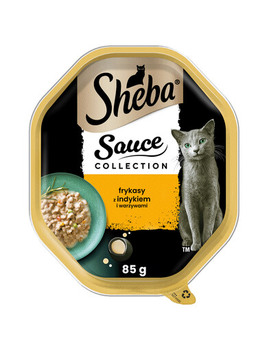 SHEBA Sauce Speciale s krůtím masem a zeleninou 85g - krmivo v omáčce