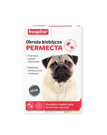 BEAPHAR Permecta Dog S Biocidní obojek pro malé a střední psy 50 cm