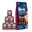 BRIT Premium By Nature Senior Large Extra Large L+XL 15 kg + Krůtí konzervy 6x400 g