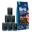 BRIT Premium By Nature Sensitive Lamb 15 kg + Jehněčí konzervy 6x1240g