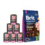 BRIT Premium By Nature Adult Small S 8 kg + Krůtí konzervy 6x400 g