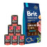 BRIT Premium By Nature Sensitive Lamb 15 kg + Hovězí konzervy 6x400 g