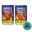 SIMPLY FROM NATURE Kozí maso s bramborami + koňské maso s bramborami 400 g x 12 ks. + víčko na plechovku