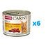 ANIMONDA Carny Adult krmivo pro kočky v plechovce 6 x 200g