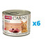 ANIMONDA Carny Adult krmivo pro kočky v plechovce 6 x 200g