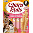 INABA Churu Rolls Chicken 8x12g kuřecí a lososové zábaly pro psy