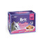 BRIT Premium Dinner Plate Smíšené příchutě Želé krmivo pro kočky v sáčcích 85g