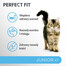 PERFECT FIT Junior <1 Kompletní krmivo pro koťata bohaté na kuřecí maso 7 kg