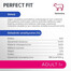 PERFECT FIT Adult 1+ Kompletní suché krmivo s vysokým obsahem hovězího masa pro dospělé kočky o hmotnosti 7 kg