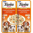 INABA Dog Twin Kuřecí maso, zelenina a hovězí maso ve vývaru pro psy 2x40g