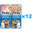 INABA Twin Tuňák s kuřecím masem a mušlemi ve vývaru pro kočky 24x40g