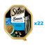 SHEBA Sauce Collection 22x85 g kompletní krmivo pro dospělé kočky kousky s tuňákem v omáčce