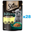 SHEBA Kitten kapsička 28x85 g kompletní krmivo pro koťata, kousky s kuřecím masem v omáčce