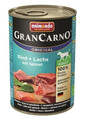 Animonda Grancarno Adult Mit Seelachs + Spinat 400 g konzerva pro dospělé psy hovězí, losos, špenát