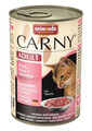 Animonda Carny Adult Rind, Pute + Schrimps konzerva pro dospělé kočky s hovězím masem, krůtím masem a krevetami  400g