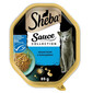 SHEBA Sauce Collection kapsička 85 g kousků v tuňákové omáčce